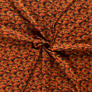 Oranje stoffen - Katoen stof - camouflage - brique - 15801-056
