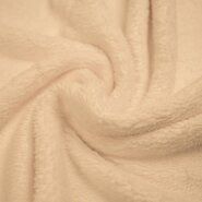 90% katoen,10% polyester stoffen - Bont stof - Cotton teddy - creme - 0856-030