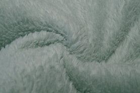 Fur bont stoffen - Bont stof - Cotton teddy - mint - 0856-320
