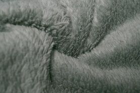 Plaid stoffen - Bont stof - Cotton teddy - oudgroen - 0856-321
