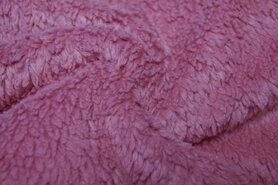90% katoen,10% polyester stoffen - Bont stof - Cotton teddy - blush - 0856-820