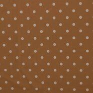 Jumpsuit stoffen - Polyester stof - Travel polka dot - beige - 17507-098