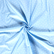 Lichtblauwe stoffen - Katoen stof - ankers - lichtblauw - 15821-003