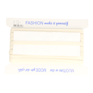 1 cm elastiek - Schouderband antislip off-white/ecru glad (98727)*