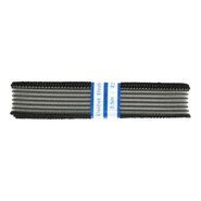 Elastiek - Elastiek (gaas) zwart 2.5 cm (per bosje)