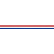 Sierband* - Vlaggenband rood/wit/blauw 10mm 6511-10