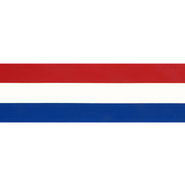 Blauw - Vlaggenband rood/wit/blauw 50mm 6511-50