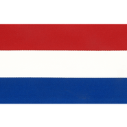 Rood-Wit-Blauw band - Vlaggenband rood/wit/blauw 100mm 6511-100