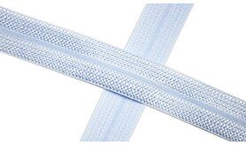 Biasband* - XBT14-500 Biasband Elastisch Glans Babyblauw