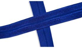Biasband* - XBT14-507 Biasband Elastisch Glans Kobaltblauw