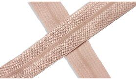 Biasband* - XBT14-531 Biasband Elastisch Glans Poederroze