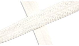 Biasband* - XBT14-551 Biasband Elastisch Glans Off-White