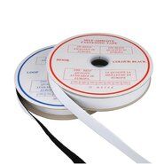Zwart - XVE11-569 Klittenband Plakbaar 2.5 cm breed Zwart