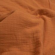 Oranje stoffen - Katoen stof - Linen baby cotton zacht - oranje - 0800-546