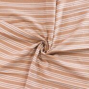 Top(je) stoffen - Katoen gestreept - beige - 363005-11