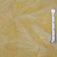 Polytex stoffen - Stretch stof - Bengaline tie dye - geel - 390007-188