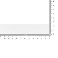 Effen uni kleur band - Satijnlint Mat Wit 25 mm col. 401