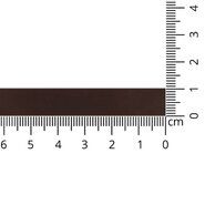 10 mm band - Satijnlint Mat Donkerbruin 10 mm col. 667