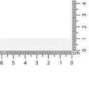 10 mm band - Satijnlint Mat Wit 10 mm col. 401