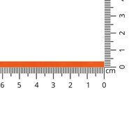 3 mm band - Satijnlint Mat Oranje 3 mm col 39