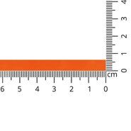 Effen uni kleur band - Satijnlint Mat Oranje 6 mm col. 39