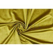 Gele stoffen - Ribcord stof - Luxury velvet - curry - 6895-029