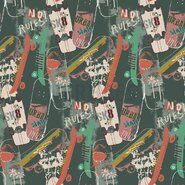 By Poppy - ByPoppy21 8350-002 Soft Sweatjersey skateboards altgrün