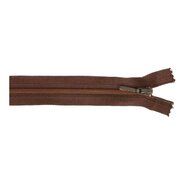 Fijne ritsen - Broek/rok rits 30 cm Donkerbruin 570