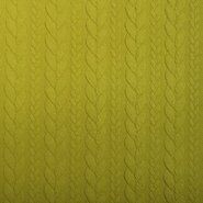 Tricot stoffen - Tricot stof - kabel - lime - 13423-314