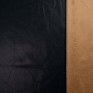 Leatherlook stoffen - Kunstleer stof - Super soft vegan leather - donkerblauw - 0884-600