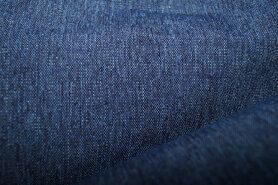 Jeans blauwe stoffen - 5452-02 Canvas special (buitenkussen stof) donker jeansblauw