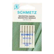 Silberne Stoffe - Schmetz microtex Nadeln 60/8