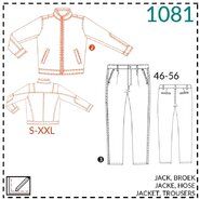 Naaipatronen - It's a fits 1081: herenpatroon jack en broek