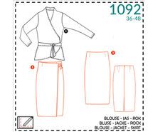 Nähmuster - It's a fits 1092: blouse, jas, rok