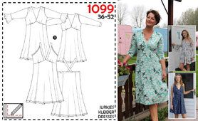 Naaipatronen - It's a fits 1099: jurkje