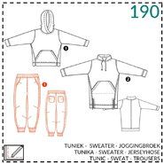 Naaipatronen - Abacadabra patroon 190: tuniek, sweater, joggingbroek