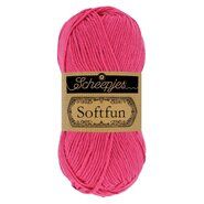 Fuchsia stoffen - Softfun 2495 Hot Pink