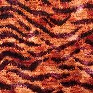 Tijgerprint stoffen - Viscose stof - digitaal tijger - oranje - 18189-445