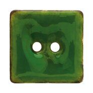 Kunststof knopen - Knoop Kokos Vierkant Groen 5681-70-525