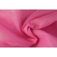 Doorschijnende stoffen - Tule stof - Sparkling Tule midden - roze - 4600-016