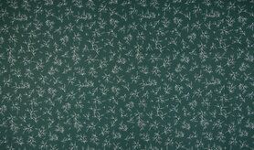 Weihnachtsmotiv - K15045-025 Weihnachten Baumwolle Blätter grün