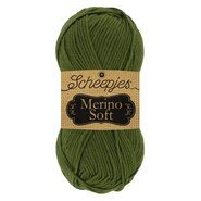 Brei- en haakgarens Merino Soft - Merino Soft 627 Groen 50GR