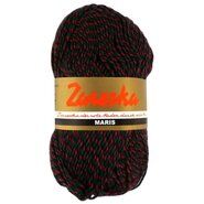 Brei- en haakgarens MARIS 60% acryl / 20% scheerwol / 20% polyamide - Maris 1996 Groen,Zwart,Rood