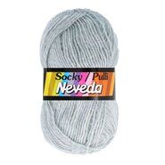 Brei- en haakgarens SOCKY PULLI 40% scheerwol / 35% acryl / 25% polyamide - Socky Pulli 814 Lichtgrijs