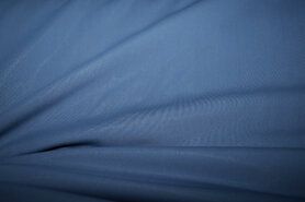 Travelstoffen - Polyester stof - Heavy travel licht - jeansblauw - 0857-695