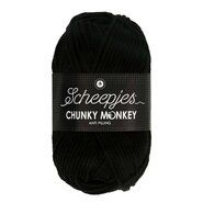 Brei- en haakgarens CHUNKY MONKEY 100% Acryl - Chunky Monkey Zwart 1002