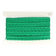 Polyester band - Sierband met lint grasgroen (2127-433)