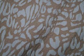 Jersey - S46 Jersey Animalprint beige