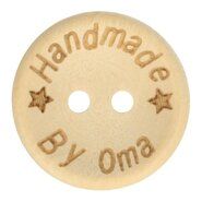 Fournituren voor tassen - Houten Knoop Made By Oma 95493-32