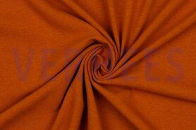 Cognac stoffen - Tricot stof - linnen - cognac - 8534-010